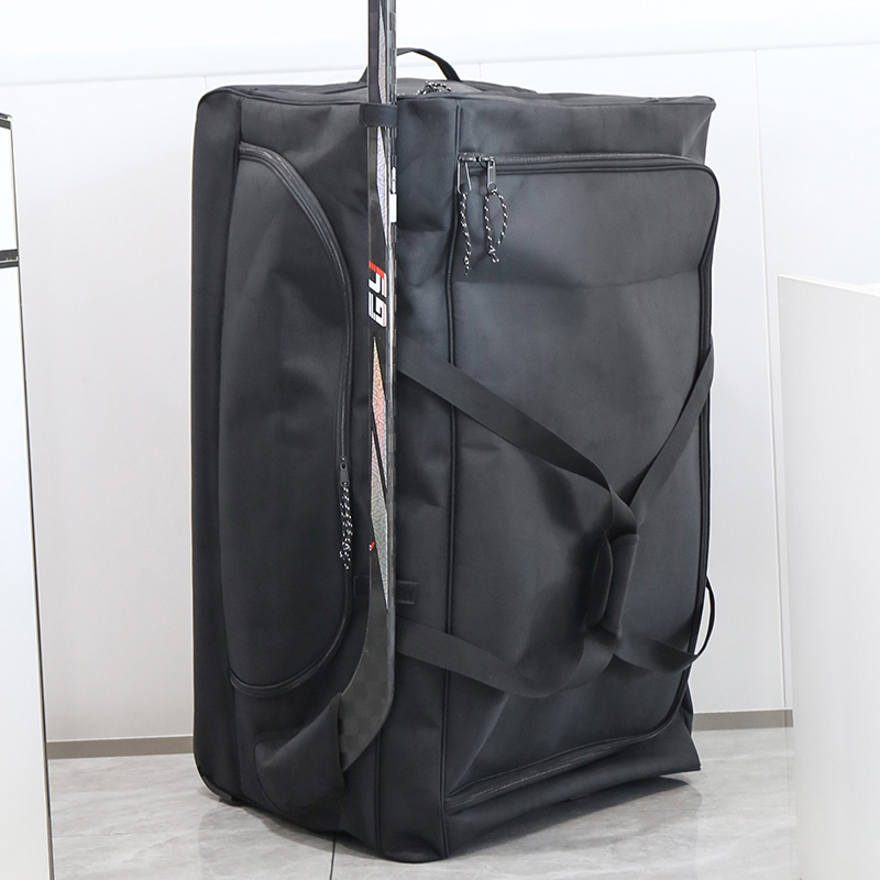 Велика сумка для хокейного спорядження на коліщатках, що налаштовується